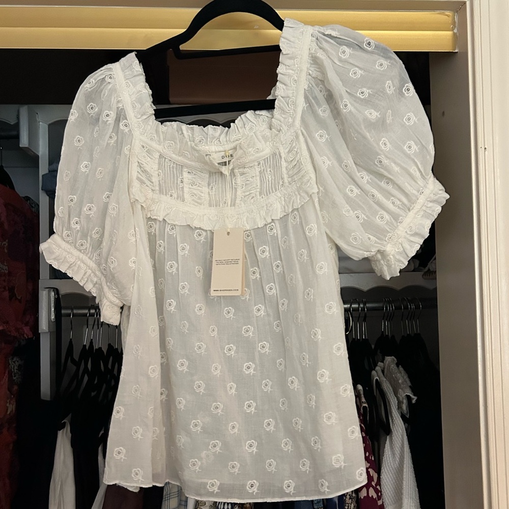 Doen Frances Top in Salt